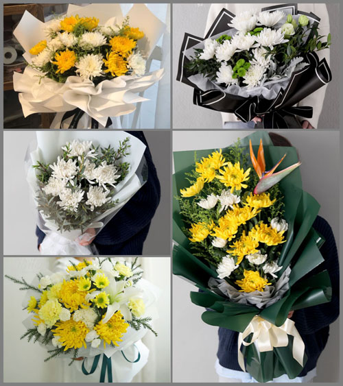 福建福州连江县潘度乡白事花束代送